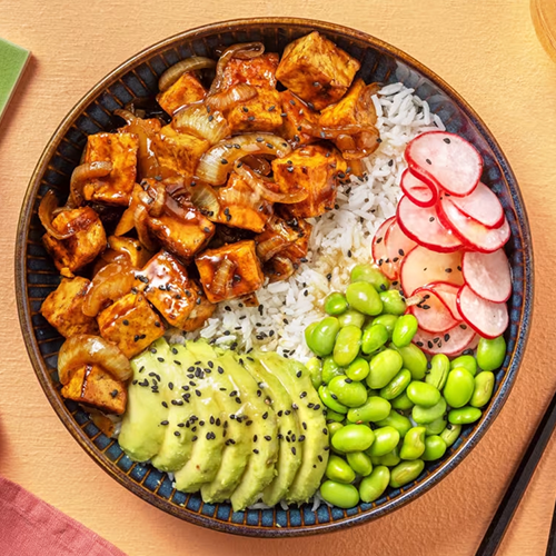 Poke bowl riz
